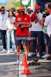 Sebastian Vettel (GER) Ferrari. 01.08.2019. Formula 1 World Championship, Rd 12, Hungarian Grand Prix, Budapest, Hungary, Preparation Day.