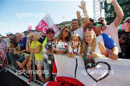 Robert Kubica (POL) Williams Racing fans. 01.08.2019. Formula 1 World Championship, Rd 12, Hungarian Grand Prix, Budapest, Hungary, Preparation Day.