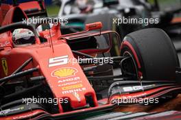 Sebastian Vettel (GER) Ferrari SF90. 06.09.2019. Formula 1 World Championship, Rd 14, Italian Grand Prix, Monza, Italy, Practice Day.