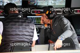 Fernando Alonso (ESP) McLaren Test Driver. 06.09.2019. Formula 1 World Championship, Rd 14, Italian Grand Prix, Monza, Italy, Practice Day.