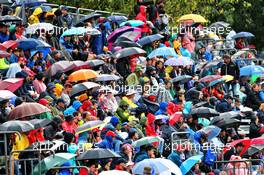 Circuit atmosphere - fans in the grandstand. 06.09.2019. Formula 1 World Championship, Rd 14, Italian Grand Prix, Monza, Italy, Practice Day.