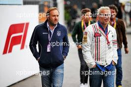 (L to R): Patrick LeMarie (CDN) with Jacques Villeneuve (CDN). 06.09.2019. Formula 1 World Championship, Rd 14, Italian Grand Prix, Monza, Italy, Practice Day.
