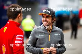 Fernando Alonso (ESP) McLaren Test Driver. 06.09.2019. Formula 1 World Championship, Rd 14, Italian Grand Prix, Monza, Italy, Practice Day.