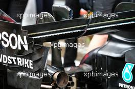 Mercedes AMG F1 W10 rear wing detail. 06.09.2019. Formula 1 World Championship, Rd 14, Italian Grand Prix, Monza, Italy, Practice Day.
