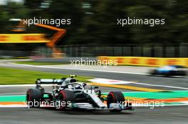 Valtteri Bottas (FIN) Mercedes AMG F1 W10 spins. 06.09.2019. Formula 1 World Championship, Rd 14, Italian Grand Prix, Monza, Italy, Practice Day.