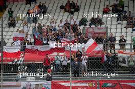 Robert Kubica (POL) Williams Racing fans in the grandstand. 06.09.2019. Formula 1 World Championship, Rd 14, Italian Grand Prix, Monza, Italy, Practice Day.