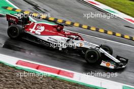 Kimi Raikkonen (FIN) Alfa Romeo Racing C38. 06.09.2019. Formula 1 World Championship, Rd 14, Italian Grand Prix, Monza, Italy, Practice Day.