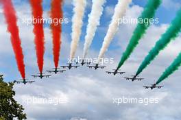 Grid atmosphere - Air display. 08.09.2019. Formula 1 World Championship, Rd 14, Italian Grand Prix, Monza, Italy, Race Day.
