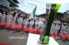 1st place trophy on display. 08.09.2019. Formula 1 World Championship, Rd 14, Italian Grand Prix, Monza, Italy, Race Day.