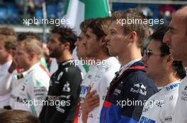 Sergio Perez (MEX) Racing Point F1 Team RP19. 08.09.2019. Formula 1 World Championship, Rd 14, Italian Grand Prix, Monza, Italy, Race Day.
