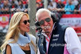 Lawrence Stroll (CDN) Racing Point F1 Team Investor with his wife Raquel Stroll (BRA). 08.09.2019. Formula 1 World Championship, Rd 14, Italian Grand Prix, Monza, Italy, Race Day.