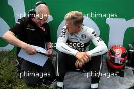 Kevin Magnussen (DEN) Haas F1 Team on the grid. 08.09.2019. Formula 1 World Championship, Rd 14, Italian Grand Prix, Monza, Italy, Race Day.