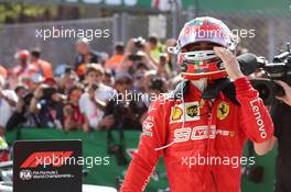 1st place Charles Leclerc (MON) Ferrari SF90. 08.09.2019. Formula 1 World Championship, Rd 14, Italian Grand Prix, Monza, Italy, Race Day.