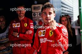 Race winner Charles Leclerc (MON) Ferrari celebrates in parc ferme. 08.09.2019. Formula 1 World Championship, Rd 14, Italian Grand Prix, Monza, Italy, Race Day.
