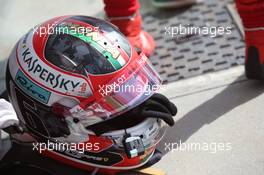 Charles Leclerc (MON) Ferrari SF90 helmet. 08.09.2019. Formula 1 World Championship, Rd 14, Italian Grand Prix, Monza, Italy, Race Day.