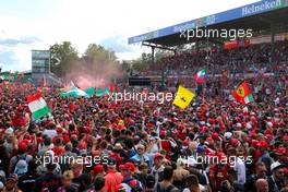 Podium atmosphere 08.09.2019. Formula 1 World Championship, Rd 14, Italian Grand Prix, Monza, Italy, Race Day.