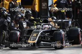 Romain Grosjean (FRA), Haas F1 Team during pitstop  08.09.2019. Formula 1 World Championship, Rd 14, Italian Grand Prix, Monza, Italy, Race Day.