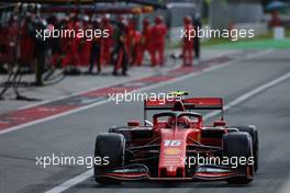 Charles Leclerc (FRA), Scuderia Ferrari during pitstop  08.09.2019. Formula 1 World Championship, Rd 14, Italian Grand Prix, Monza, Italy, Race Day.