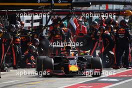 Max Verstappen (NLD), Red Bull Racing during pitstop  08.09.2019. Formula 1 World Championship, Rd 14, Italian Grand Prix, Monza, Italy, Race Day.