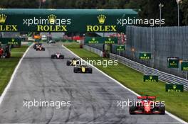 Sebastian Vettel (GER) Ferrari SF90. 08.09.2019. Formula 1 World Championship, Rd 14, Italian Grand Prix, Monza, Italy, Race Day.