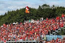 Fans in the grandstand. 08.09.2019. Formula 1 World Championship, Rd 14, Italian Grand Prix, Monza, Italy, Race Day.