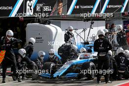 George Russell (GBR), Williams F1 Team during pitstop  08.09.2019. Formula 1 World Championship, Rd 14, Italian Grand Prix, Monza, Italy, Race Day.