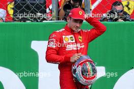 Charles Leclerc (MON) Ferrari in qualifying parc ferme. 07.09.2019. Formula 1 World Championship, Rd 14, Italian Grand Prix, Monza, Italy, Qualifying Day.