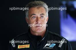 Jean Alesi (FRA) demonstrates the 2020 Pirelli F1 18 inch tyres in an F2 car. 07.09.2019. Formula 1 World Championship, Rd 14, Italian Grand Prix, Monza, Italy, Qualifying Day.