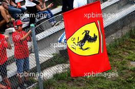 Circuit atmosphere - fans in the grandstand. 07.09.2019. Formula 1 World Championship, Rd 14, Italian Grand Prix, Monza, Italy, Qualifying Day.