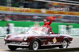 Sebastian Vettel (GER) Ferrari on the drivers parade. 08.09.2019. Formula 1 World Championship, Rd 14, Italian Grand Prix, Monza, Italy, Race Day.