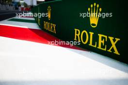 Circuit atmosphere - Rolex track branding. 05.09.2019. Formula 1 World Championship, Rd 14, Italian Grand Prix, Monza, Italy, Preparation Day.