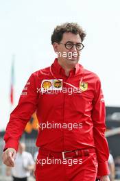 Mattia Binotto (ITA) Ferrari Team Principal. 05.09.2019. Formula 1 World Championship, Rd 14, Italian Grand Prix, Monza, Italy, Preparation Day.