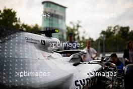Mercedes AMG F1 W10 engine cover. 05.09.2019. Formula 1 World Championship, Rd 14, Italian Grand Prix, Monza, Italy, Preparation Day.