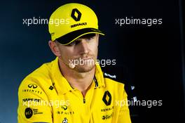 Nico Hulkenberg (GER) Renault F1 Team in the FIA Press Conference. 05.09.2019. Formula 1 World Championship, Rd 14, Italian Grand Prix, Monza, Italy, Preparation Day.