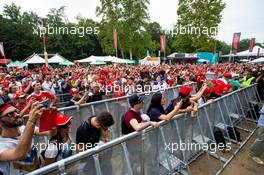 Circuit atmosphere - fans in the FanZone. 05.09.2019. Formula 1 World Championship, Rd 14, Italian Grand Prix, Monza, Italy, Preparation Day.