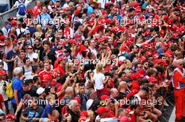 Fans in the pit lane. 05.09.2019. Formula 1 World Championship, Rd 14, Italian Grand Prix, Monza, Italy, Preparation Day.