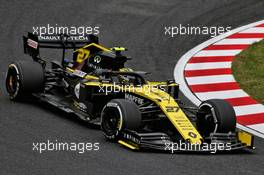 Nico Hulkenberg (GER) Renault F1 Team RS19. 11.10.2019. Formula 1 World Championship, Rd 17, Japanese Grand Prix, Suzuka, Japan, Practice Day.