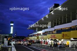 Paddock atmosphere - sunset. 11.10.2019. Formula 1 World Championship, Rd 17, Japanese Grand Prix, Suzuka, Japan, Practice Day.