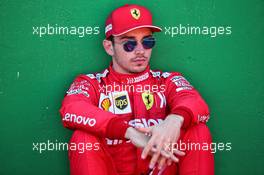 Charles Leclerc (MON) Ferrari on the grid. 13.10.2019. Formula 1 World Championship, Rd 17, Japanese Grand Prix, Suzuka, Japan, Sunday.