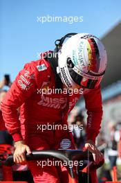 Sebastian Vettel (GER) Ferrari SF90 on the grid. 13.10.2019. Formula 1 World Championship, Rd 17, Japanese Grand Prix, Suzuka, Japan, Sunday.