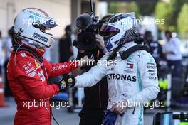 Sebastian Vettel (GER), Scuderia Ferrari and Valtteri Bottas (FIN), Mercedes AMG F1  13.10.2019. Formula 1 World Championship, Rd 17, Japanese Grand Prix, Suzuka, Japan, Race Day.