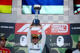 1st place Valtteri Bottas (FIN) Mercedes AMG F1 W10. 13.10.2019. Formula 1 World Championship, Rd 17, Japanese Grand Prix, Suzuka, Japan, Race Day.