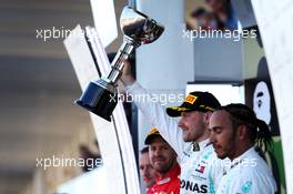 Race winner Valtteri Bottas (FIN) Mercedes AMG F1 celebrates on the podium. 13.10.2019. Formula 1 World Championship, Rd 17, Japanese Grand Prix, Suzuka, Japan, Sunday.