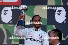 3rd place Lewis Hamilton (GBR) Mercedes AMG F1 W10. 13.10.2019. Formula 1 World Championship, Rd 17, Japanese Grand Prix, Suzuka, Japan, Race Day.