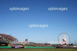 Pierre Gasly (FRA) Scuderia Toro Rosso STR14 leads Lance Stroll (CDN) Racing Point F1 Team RP19. 13.10.2019. Formula 1 World Championship, Rd 17, Japanese Grand Prix, Suzuka, Japan, Sunday.