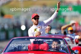 Sebastian Vettel (GER) Ferrari on the drivers parade. 13.10.2019. Formula 1 World Championship, Rd 17, Japanese Grand Prix, Suzuka, Japan, Sunday.