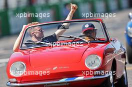 Nico Hulkenberg (GER) Renault F1 Team on the drivers parade. 13.10.2019. Formula 1 World Championship, Rd 17, Japanese Grand Prix, Suzuka, Japan, Sunday.