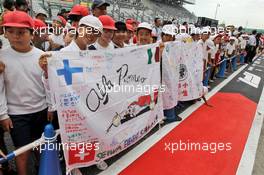 Circuit atmosphere - Alfa Romeo Racing fans. 10.10.2019. Formula 1 World Championship, Rd 17, Japanese Grand Prix, Suzuka, Japan, Preparation Day.