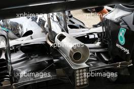 Mercedes AMG F1 W10 exhaust detail. 10.10.2019. Formula 1 World Championship, Rd 17, Japanese Grand Prix, Suzuka, Japan, Preparation Day.