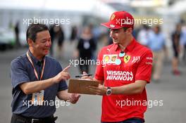 Charles Leclerc (MON) Ferrari. 10.10.2019. Formula 1 World Championship, Rd 17, Japanese Grand Prix, Suzuka, Japan, Preparation Day.